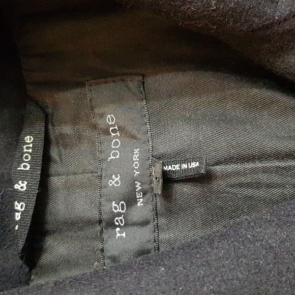 Rag & Bone Navy Military Jacket - Picture 5 of 12